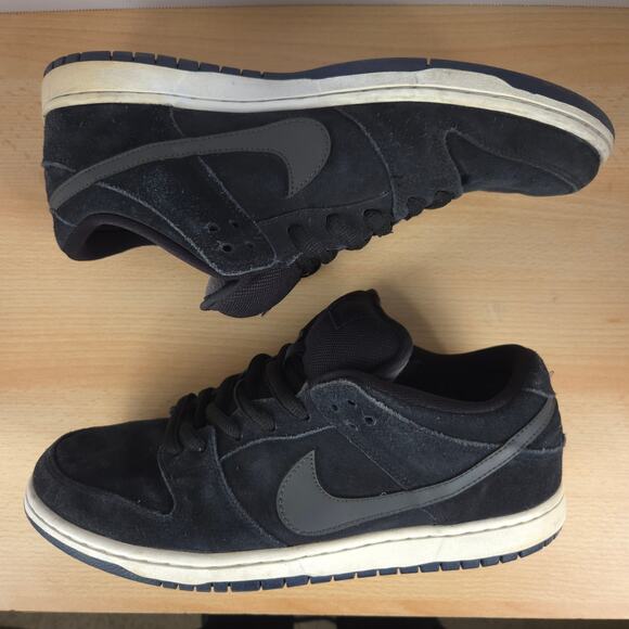 Nike Dunk Low Pro SB Midnight Fog Black Gray Skateboarding Shoes Size 11.5 main image 4